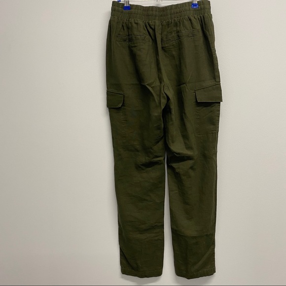 ✨NEW✨ OLIVE CARGO PANTS | STRAIGHT LEG | TROUSERS - Picture 5 of 6